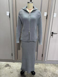2025 New Knitwear Women's Half-Dress Fashion Temperament Casual Sweater