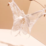 Sexy Lace Transparent Bow Open Free Off Hot Water-Soluble Flowers 2025 New Summer