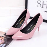 Women's High Heels Fashion Comfortable Solid Color Casual Light Office OL Ladies Large Size High