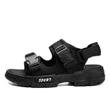 Summer New Beach Shoes Light And Breathable Comfortable Trend Sandals Men Wear Cold Slippers Outside The Thick