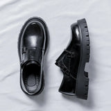 Zingj Shoes Men Korean Version Trend Casual Loafer Shoes Platform Youth Versatile Lazy Man One Foot Pedal Fashionable Men's Shoes