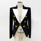New Star Fashion Stumbling Color Metallic Rose Buckle Suit