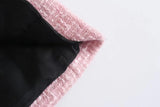 Women's Pink Coarse-Spinning Suit Suit Suit Suit Suit Suit