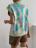 Collared Threaded Silk Sweater Temperament Fashion Knitted
