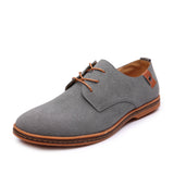 Zingj Leather Shoes Daily Casual Shoes Frosted Men's Leather Shoes Lace-Up Tide Shoes Large Size Men's Single Shoes Wenzhou