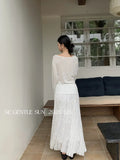 Price Does Not Return] Xiu Xixi 2025 Summer 100 Folds High Waist Half-Body Skirt French Dress