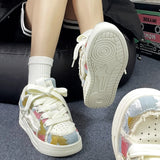 Year's Version Of The Original Cowboy Graffiti National Tide Couple Shoes Men's Fashion Shoes Thick-Soled Shoes Street Bread Shoes Men's Shoes Men's