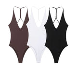 Women's Clothing 2025 New Fashion Simple Body-Suited