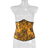 Oil Painting Relief Sunflower Court Girded Waist Seal Jflower Waist Shield Waist Type Postpartum Abdominal