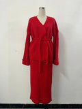 2025 New Southeast Asian Women's Knitted Sweater With A Dress Dress