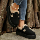 Snow Boots Women 2025 Winter New Retro Birken Cotton Boots Plus Thick Thick Cotton