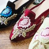 Zingj Head Slippers Fashion Embroidered Cloth Shoes Ethnic Wind Spring And Summer Ladies Sandals Slippers Cloth Art