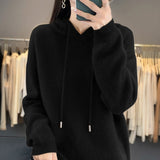 Hooded Sweater Autumn And Winter New Fashion Sweater Knitted Shirt Tsets Thicken Warm Sweater Hooded Sweater Hooded Sweater