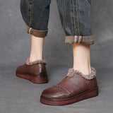 Layer Of Cowhaired Lamb Lamb Wool Cotton Shoes Winter New Comfortable Leisure Warm Snow