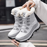 Boots Women's Shoes 2025 New Plus Thick Autumn Winter Women's Boots Sports Leisure Warm Cotton