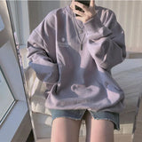 Zingj Cotton Autumn 2023 New Korean Version Loose Sleeve Long Sleeve Hoodie Female Student Thin Coat Coat
