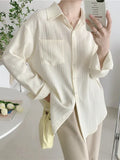 Sunscreen Shirt Woman 2025 Summer New Shirt Cardigan Jacket Small French High-Grade External