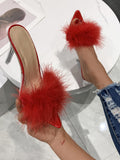 Hairy Fashion Slippers Women's Summer Sexy Sharps And Cool Slippers