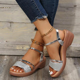 Zingj 2024 New Large Size Fish Mouth Women's Shoes Wedge Women's