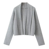 Woolen Woolen Sweater Long-Sleeved Thick Knit Coat Women's Clothing 2025 Autumn And Winter