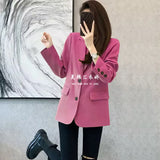 Zingj Spring And Autumn New Small Suit Jacket Female Hot Style Temperament Leisure Slim Show Thin Students Small Suit