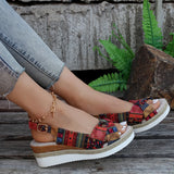 Summer New Women's Shoes Eaby Comfortable Thick-Soled Sandals 40-43 Light-Bottomed Buckle With Fish Mouth Sandals