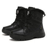 Plus Velvet Women Snow Boots High Help Cotton Boots Northeast Outdoor Cotton Shoes Warm Boots Fashion Leisure