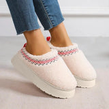 Bottom Wears Winter National Wind Emi-Ya Lace Fur Snow Boots Cold To Keep Warm Northeast Snow Cotton