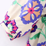 Printed Long Dress Women Cut Out Midi Dresses Woman Ruffle Beach Summer Dress Women 2023 Vintage Elegant Women's