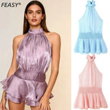 ZA Summer New Temperament Elegant Belt Dress Waist