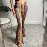 Spot Women's Wear Fall 2025 New Fashion Bohemian Print Casual