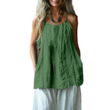 Shein Temu Cotton Leprosy Sling Vest New