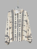 # New Women's Temperament Long Sleeve Shirt Elegant