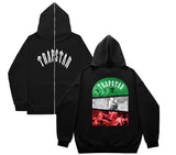 Plus Velvet Men's And Women's High Street Hoodie Trapstar Zippered Open Shirt Jacket Autumn And