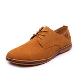 Zingj Leather Shoes Daily Casual Shoes Frosted Men's Leather Shoes Lace-Up Tide Shoes Large Size Men's Single Shoes Wenzhou