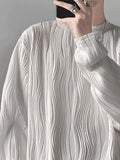 Men's Textured Long Sleeve Tee- Outfit
