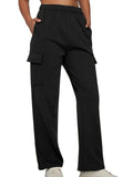 New Long Loose Trousers Leisure Sports High-Waist Trousers Show Skinny Straight Broad-Legged Trousers