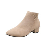 Boots Women's Spring And Autumn Single Boots 2025 New And Ankle Boots Coarse And British Martin