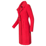 Autumn And Winter New Japanese And Korean Explosion Orders Long Hairs, Women's Coat Multi-Color Multi-Code Coat Double Buckle