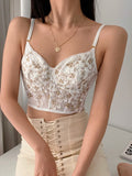 bustier corset with lace