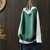 Knitted Vest Vest Women's Jacket 2025 New Loose Leisure Vest Women's Fashion Women's Spring And