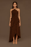 Waist Design Sling Dress Femininity Slimming Dress Seaside Holiday Island