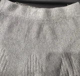Solid A-line Knitted Pleated Mini Skirt- Outfit
