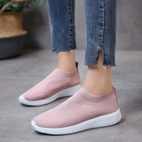 Women's Shoes Large Size 2025 Wish Explosion Of Flying Socks Shoes Elastic Cloth