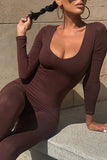 Zingj Spring And Autumn New Women's Explosive Fashion Long Sleeves Slim And Hip Solid Color