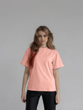 Cotton Collar Solid Color T-Shirt Girl 2025 Spring And Summer New Hot Cotton Short-Sleeved