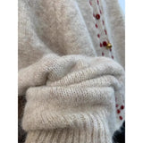 Soft-Clip Round-Neck Knitted Cardigan Women In Spring 2025 New Design Wearing Lazy Single-Dover