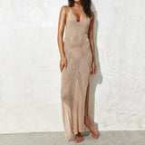 New Knitted Sling Bikini Holiday Dress Sexy Bikini Beach Open Dress