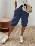 Women's Cotton Bag Loose Slacks Women's Trousers Five-Point