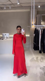 Zingj 2023 The New Solid Color Leisure Home Slim Slim Dress Woman-Outfit